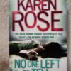 No One Left To Tell – Karen Rose secondhand book