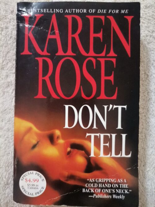 Don’t Tell – Karen Rose secondhand book