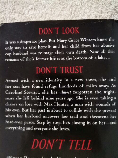 Don’t Tell – Karen Rose secondhand book