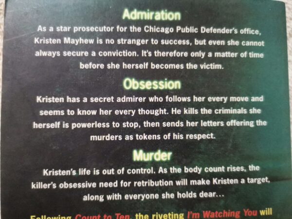 I’m Watching You – Karen Rose secondhand book