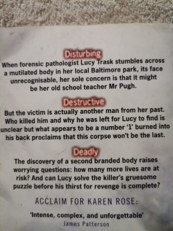 You Belong To Me – Karen Rose secondhand book