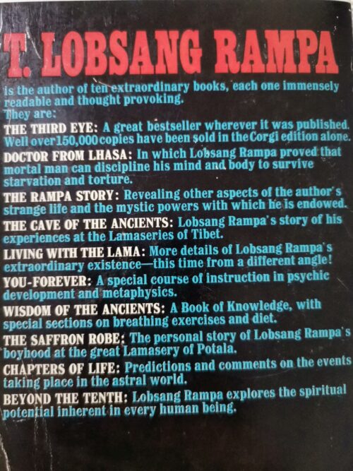 Lobsang Rampa Bundle (7 Books) secondhand book