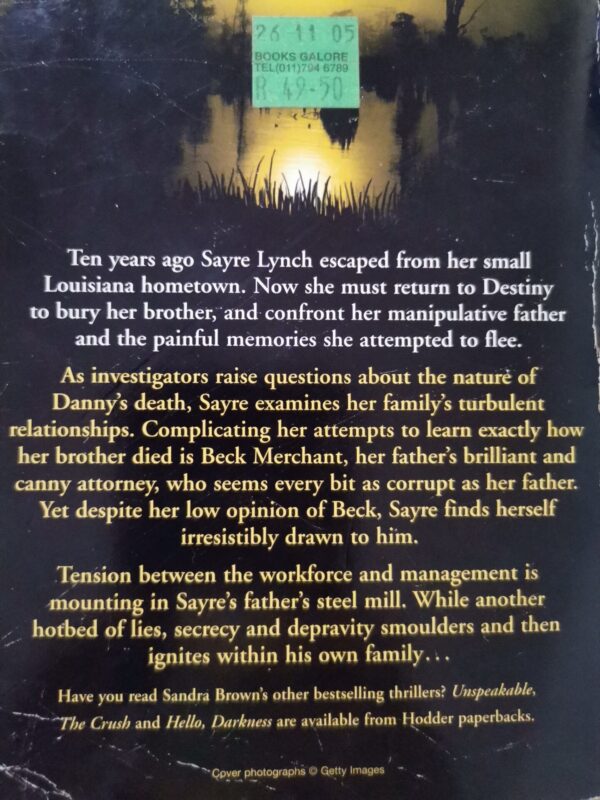 White Hot – Sandra Brown secondhand book