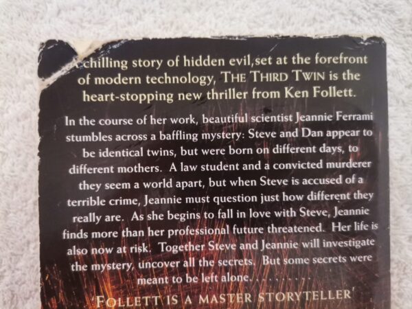 The Third Twin – Ken Follett secondhand book