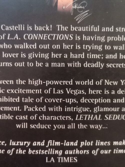 Lethal Seduction – Jackie Collins secondhand book