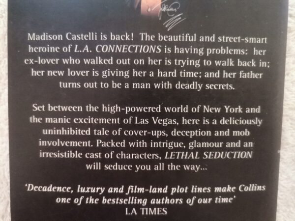 Lethal Seduction – Jackie Collins secondhand book