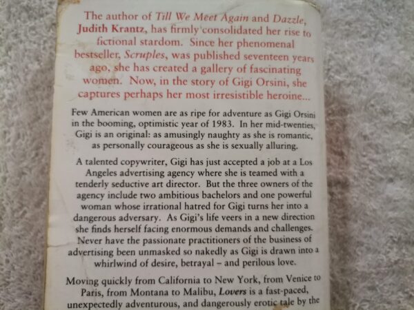 Lovers – Judith Krantz secondhand book