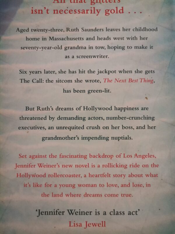 The Next Best Thing – Jennifer Weiner secondhand book