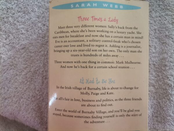 Three Times A Lady | It Had To Be You – Sarah Webb secondhand book