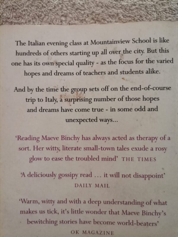 Evening Class – Maeve Binchy secondhand book