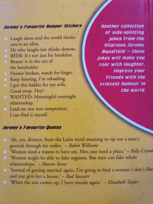 Vrot Jokes | Vrotter Jokes (Bundle) – Jeremy Mansfield secondhand book
