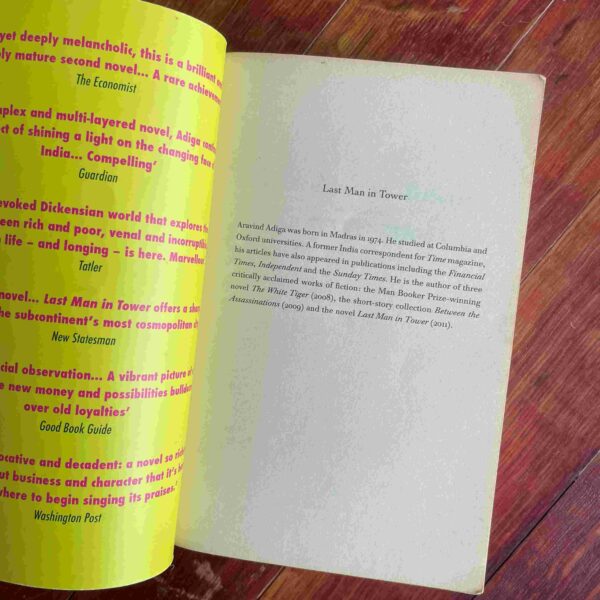 Last Man In Tower – Aravind Adiga secondhand book
