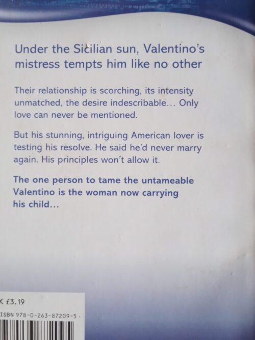 Valentino’s Love-Child – Lucy Monroe secondhand book