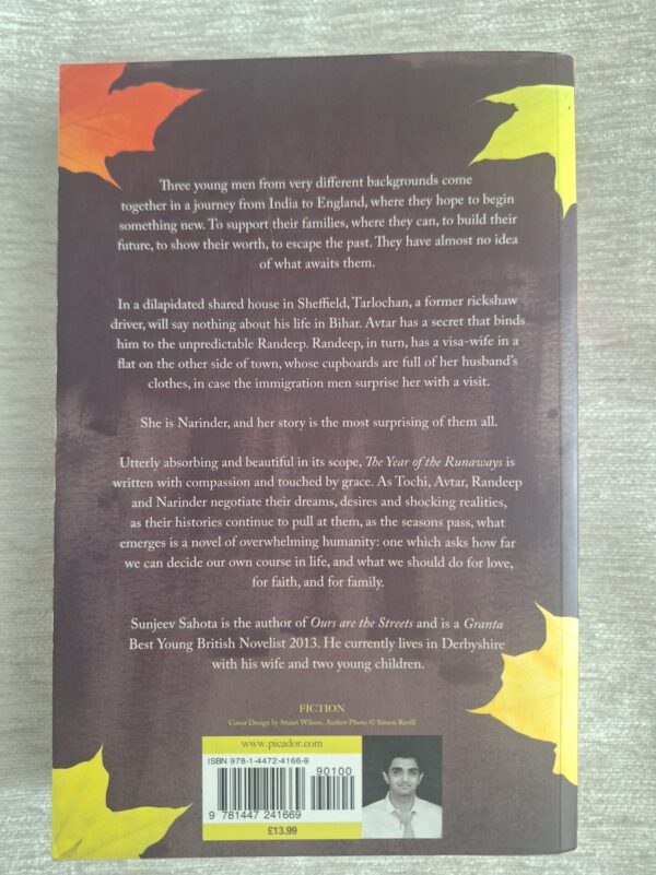 The Year Of The Runaways – Sunjeev Sahota secondhand book