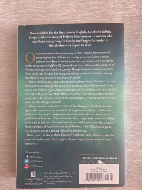 Auschwitz Lullaby – Mario Escobar secondhand book