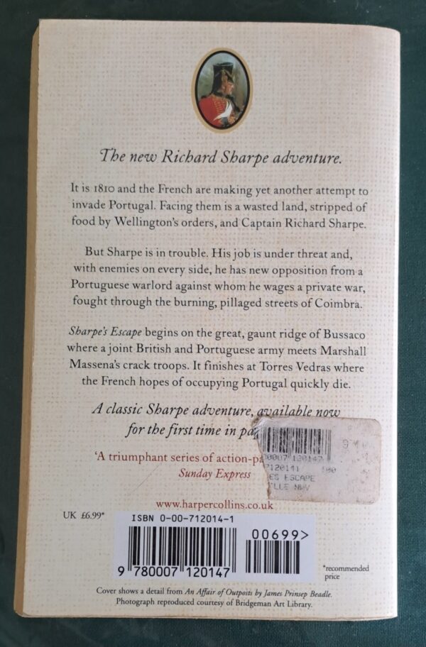 20260306_101610 Sharpe’s Escape – Bernard Cornwell secondhand book