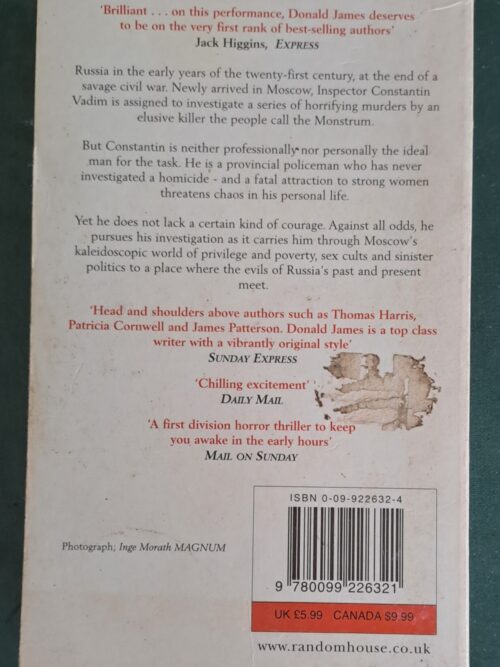 Monstrum – Donald James secondhand book