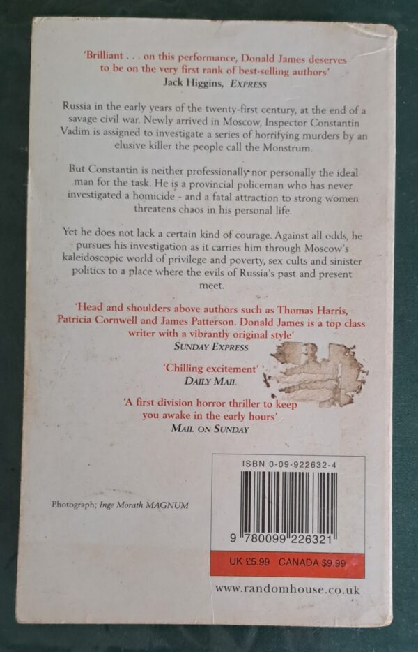 Monstrum – Donald James secondhand book