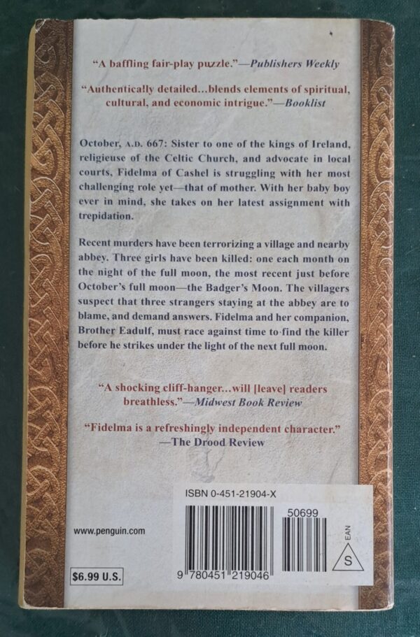 20260306_101633 Badger’s Moon: A Mystery of Ancient Ireland – Peter Tremayne secondhand book