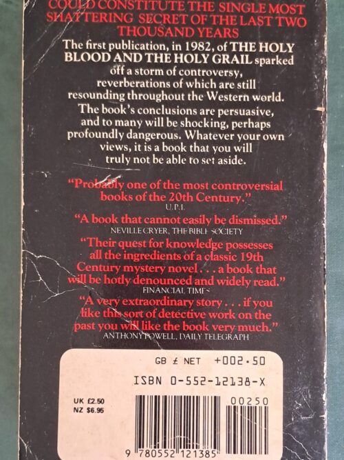 The Holy Blood And The Holy Grail – Michael Baigent, Richard Leigh & Henry Luncoln secondhand book