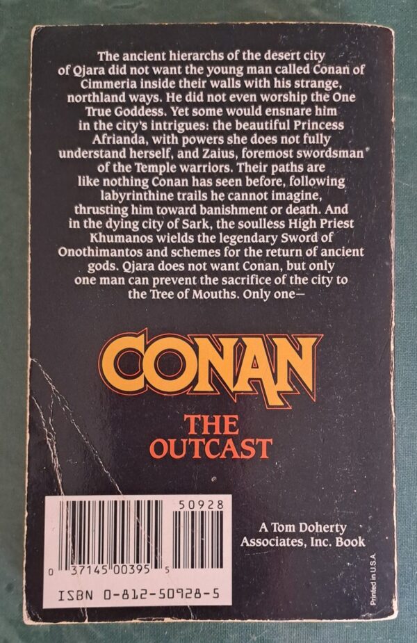 Conan: The Outcast – Leonard Carpenter secondhand book