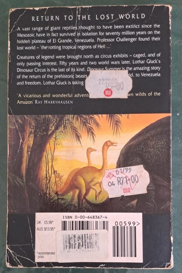 Dinosaur Summer – Greg Bear secondhand book