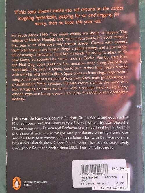 Spud – John Van Der Ruit secondhand book