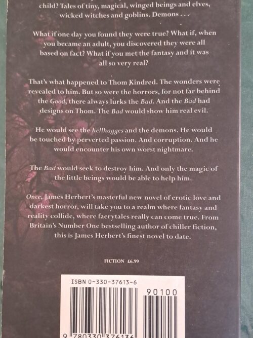 Once… – James Herbert secondhand book