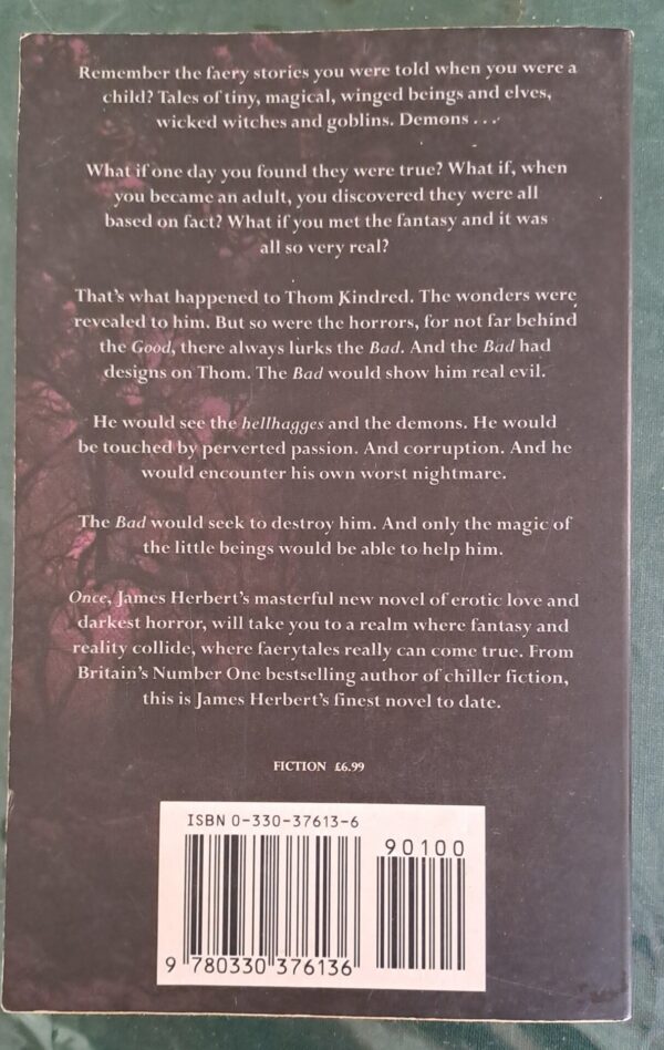 Once… – James Herbert secondhand book