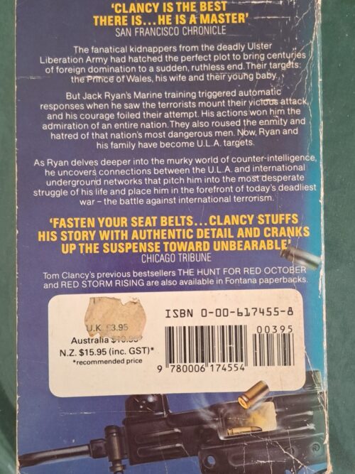 Patriot Games – Tom Clancy secondhand book