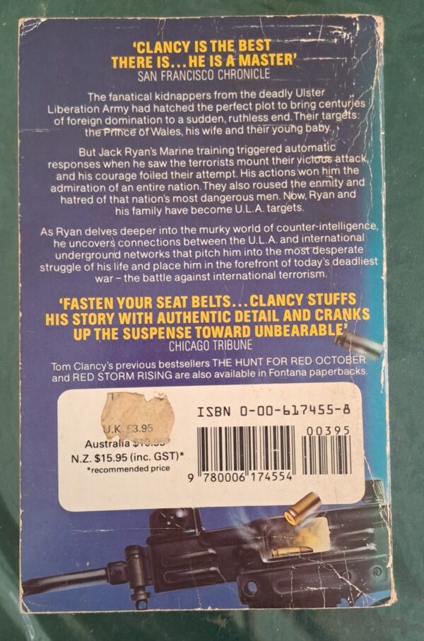 Patriot Games – Tom Clancy secondhand book