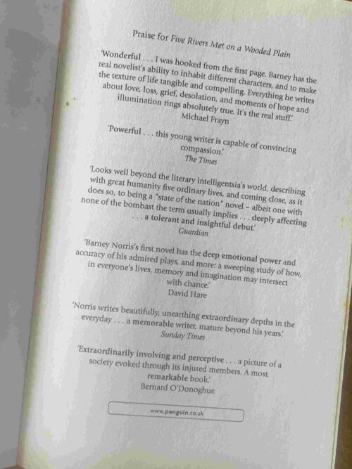 Turning for Home Barney Norris secondhand book