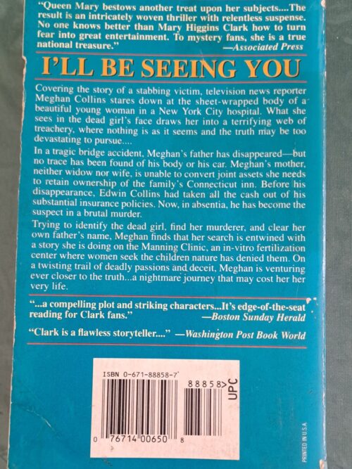 I’ll Be Seeing You – Mary Higgins Clark secondhand book