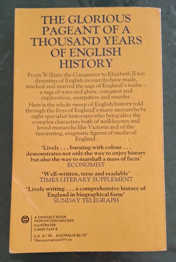 20260307_122505 The Lives Of The Kings And Queens Of England – Antonia Fraser secondhand book
