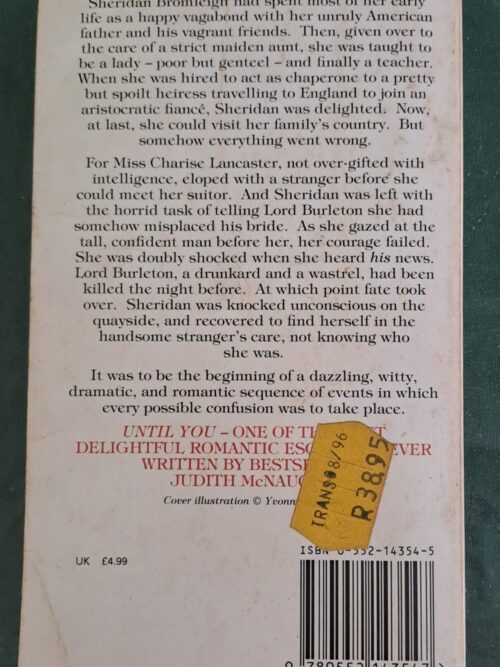 Until You – Judith McNaught secondhand book