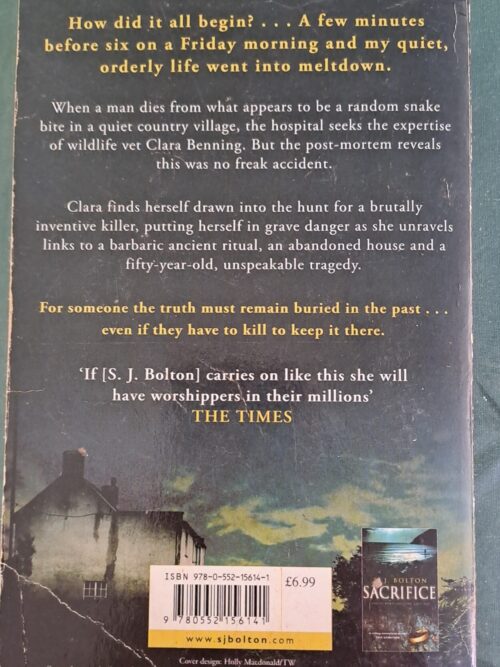 Awakening – S. J. Bolton secondhand book