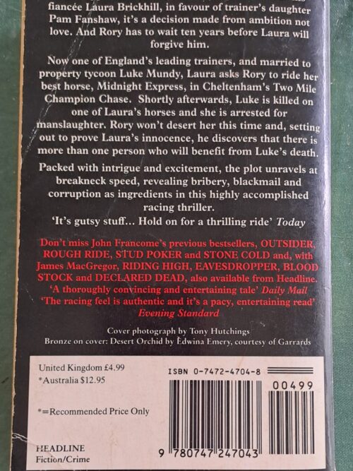Break Neck – John Francome secondhand book