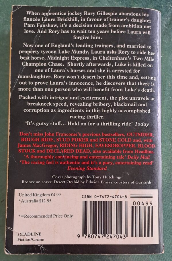 20260308_092358 Break Neck – John Francome secondhand book