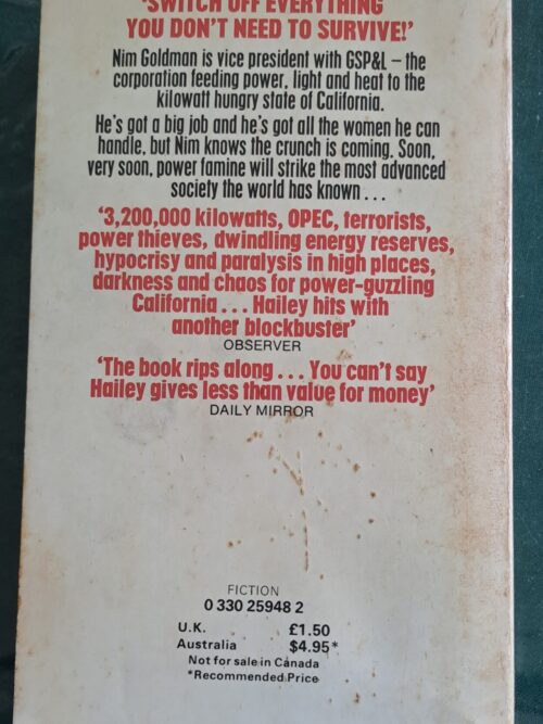 Overload – Arthur Hailey secondhand book
