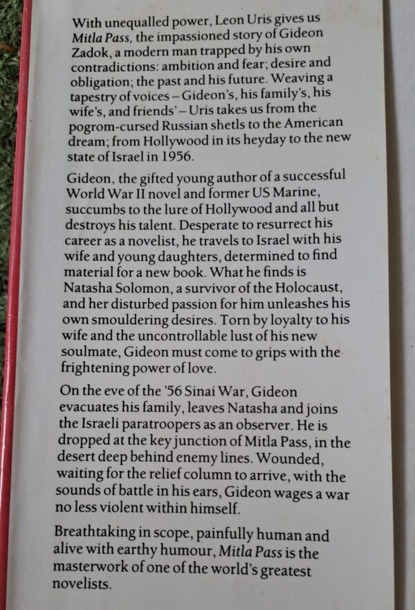 Mitla Pass – Leon Uris secondhand book