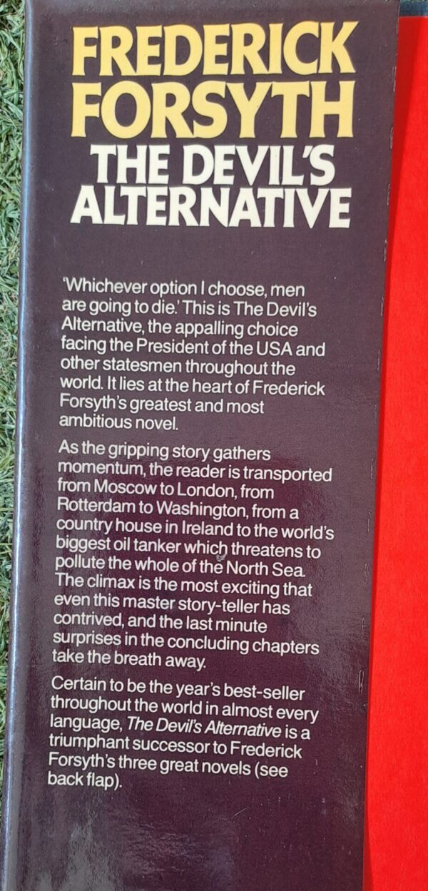 The Devil’s Alternative – Frederick Forsyth secondhand book