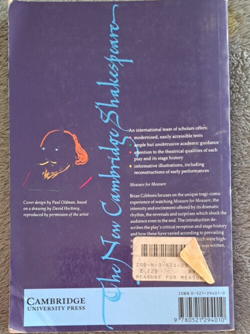 Measure For Measure – William Shakespeare, Brian Gibbons secondhand book