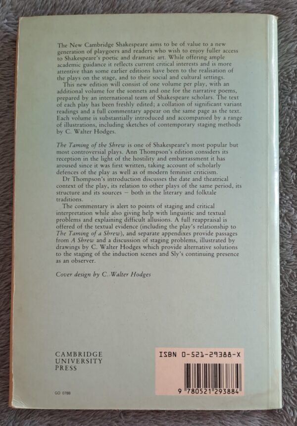 20260311_160959 The Taming Of The Shrew – William Shakespeare, Ann Thompson secondhand book