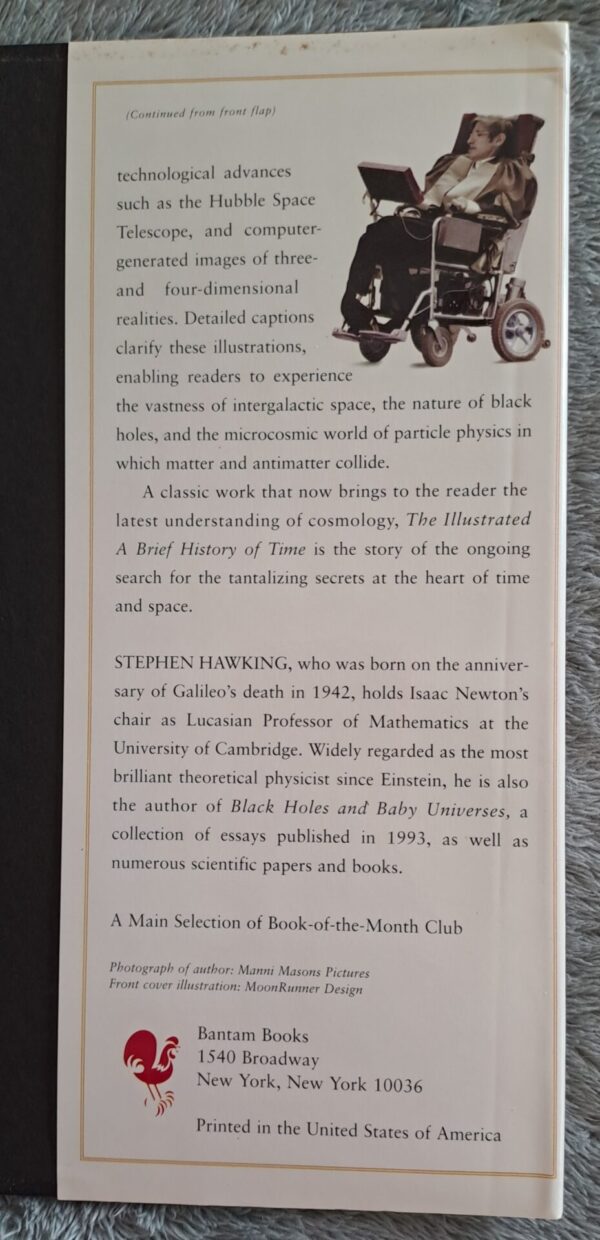 The Illustrated: A Brief History Of Time – Stephen Hawking secondhand book