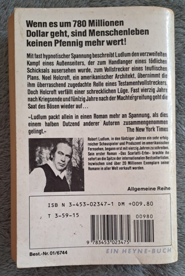 20260311_161321_092112 Der Holcroft Vertrag – Robert Ludlum (German) secondhand book