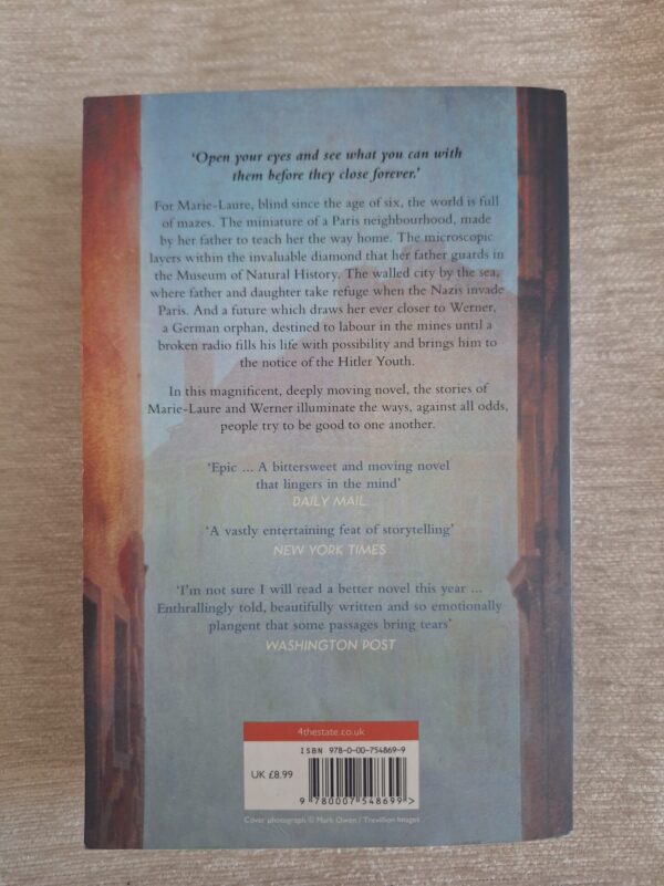 All The Light We Cannot See – Anthony Doerr secondhand book