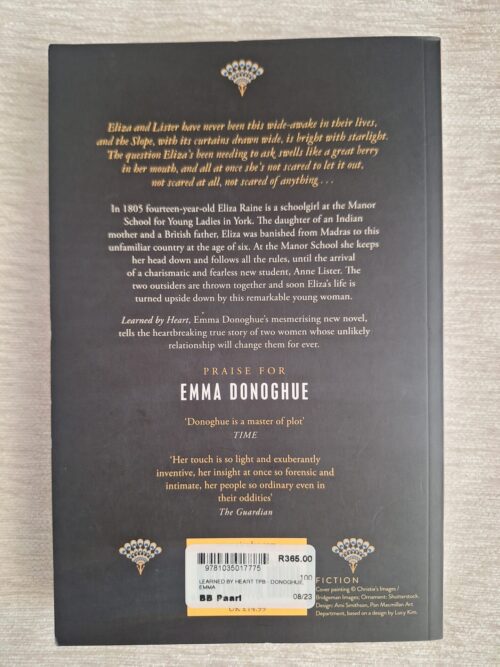 Learned By Heart – Emma Donoghue secondhand book