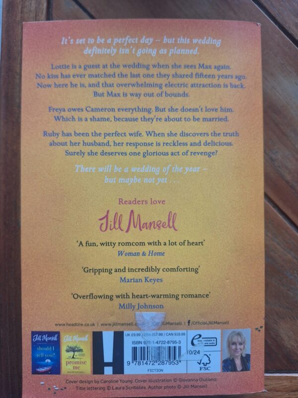 20260314_133834 The Wedding Of The Year – Jill Mansell secondhand book