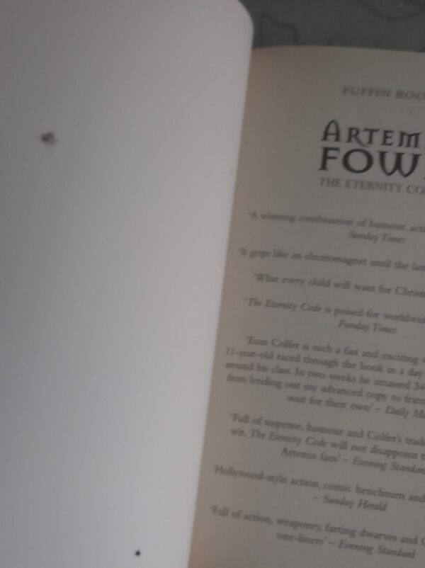 The Eternity Code – Eoin Colfer secondhand book