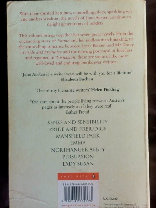 The Complete Novels Of Jane Austen secondhand book